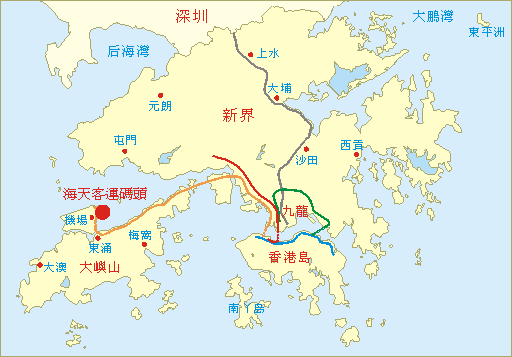 香港國際機場海天客運碼頭下船點
