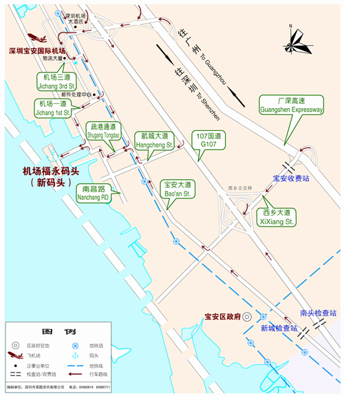 深圳福永碼頭位置圖